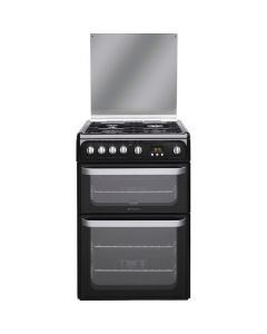 Hotpoint HUG61K 60cm Double Oven Gas Cooker 
