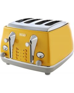 Delonghi  Icona Capitals CTOC4003.Y 4-Slice Toaster