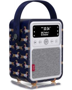 VQ Monty Portable DAB+/FM Bluetooth Radio - Laura Ashley Sausage Dogs